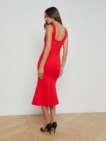 Bisous Flared Midi Dress