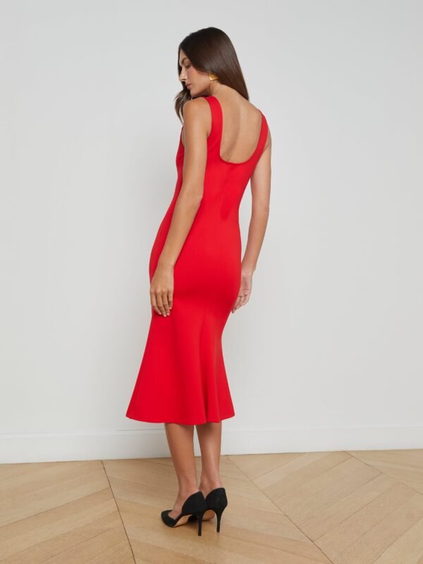 Bisous Flared Midi Dress